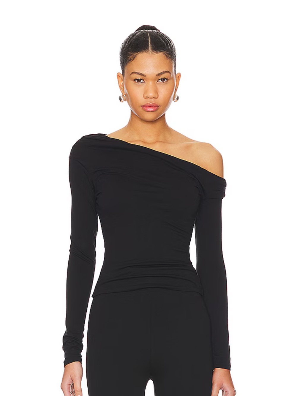 Bria Essential Top in Noir AFRM